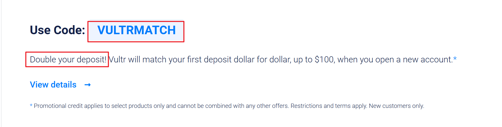 Vultr充多少送多少优惠活动